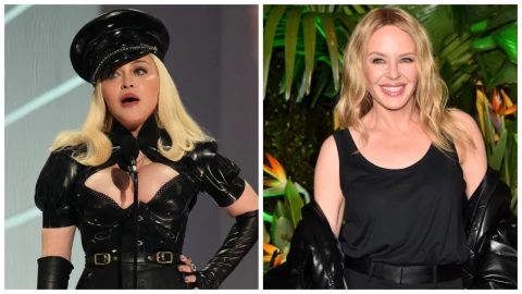 Madonna y Kylie Minogue cantan por primera vez juntas