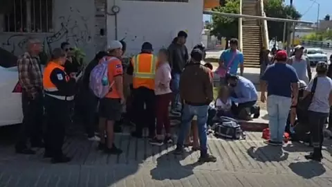 Lesionados accidente colectivo Tuxtla