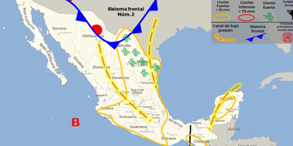 clima mexico 1 de octubre