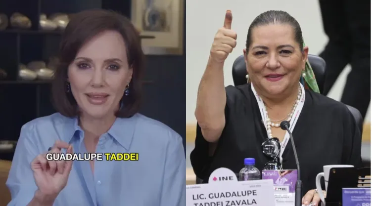 Lilly Téllez acusa a Taddei de ser “hija de Morena”.