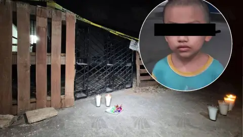 Vecinos de Cielo Alto dejan ofrenda tras muerte de niño