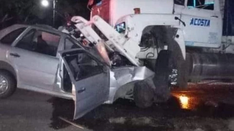 Accidente en carretera La Tinaja Cordoba.