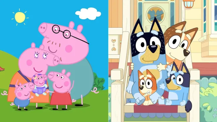 6 juguetes de Peppa Pig y Bluey que enseñan a los niños a ser más ordenados