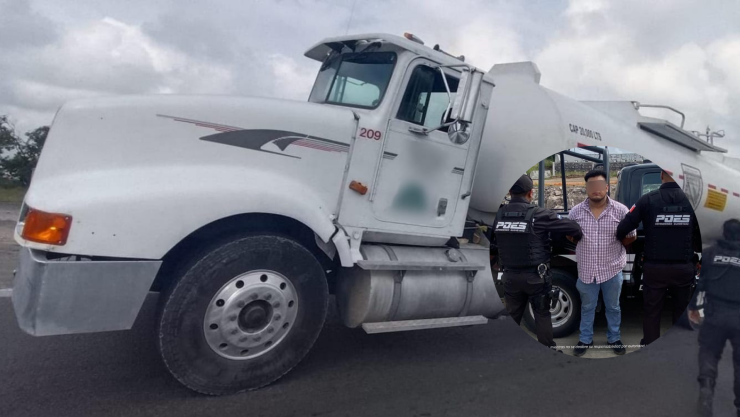 Detienen a conductor que transportaba hidrocarburo ilegal