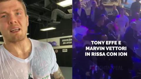 VIDEO Momento en que Marvin Vettori golpea a rapero