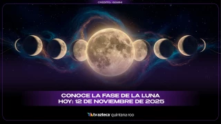 Fase lunar hoy 12 de noviembre de 2025: descubre qué luna veremos esta noche y su influencia energética
