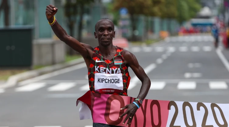 Eliud Kipchoge en Tokyo 2020
