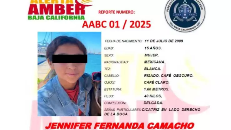 aparece con vida la menor jennifer fernanda, sustraida por un adulto en tijuana