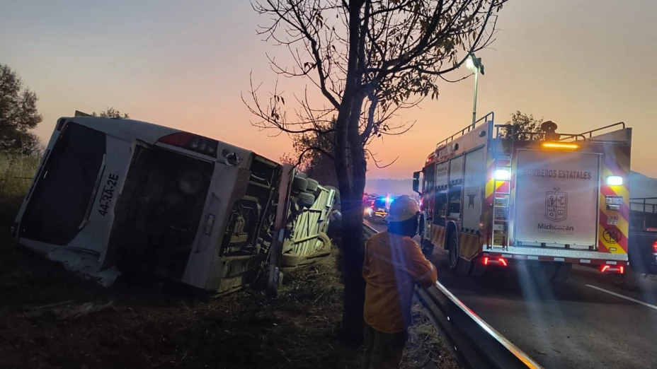 Accidente Pátzcuaro-Morelia hoy