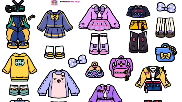 Outfits recortables para tus muñecas de “KPop Demon Hunters”.
