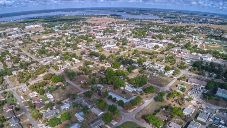 el pueblo de Lake Placid en el estado de Florida