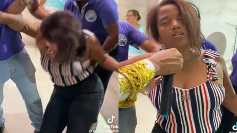 Mujer en exorcismo canta Waka Waka de Shakira