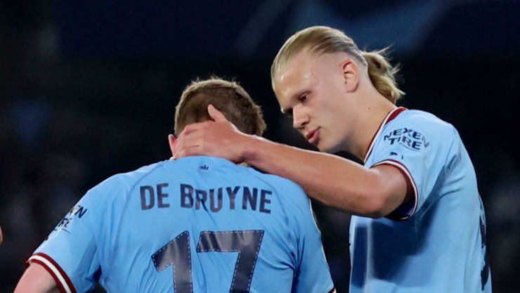 De Bruyne y Haaland