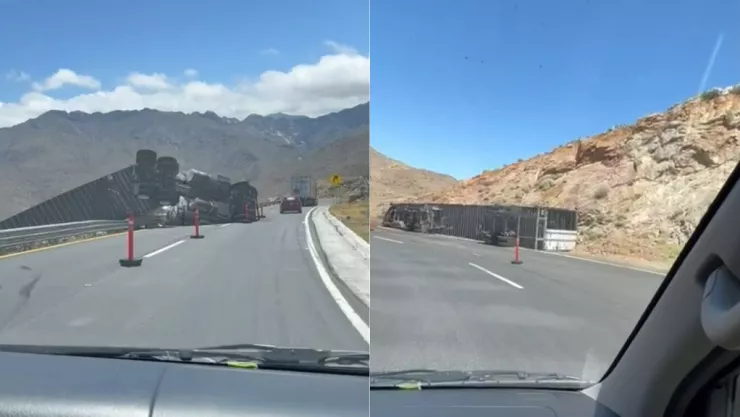 Volcaduras en La Rumorosa hoy