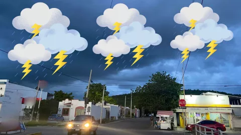 Lluvias en la noche