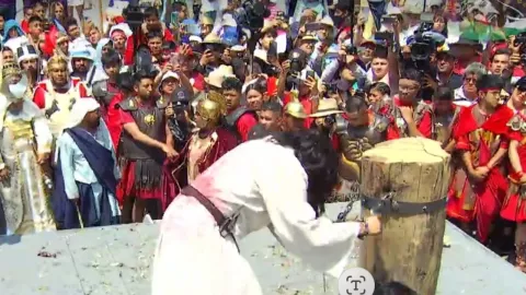 Viacrucis en Iztapalapa
