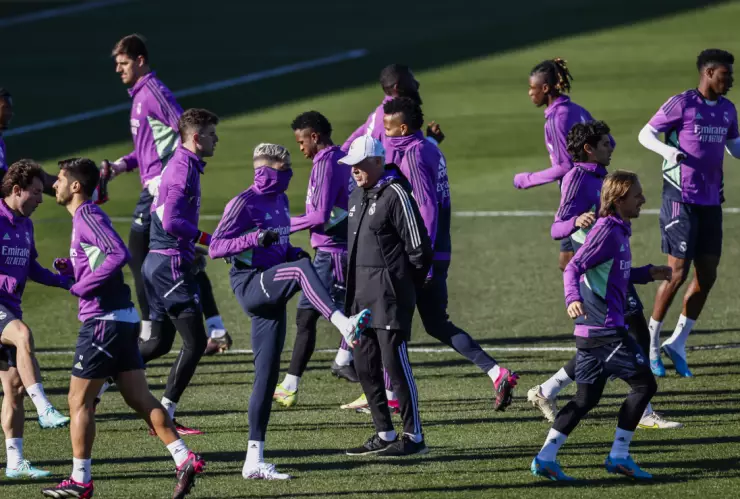Entrenamiento del Real Madrid