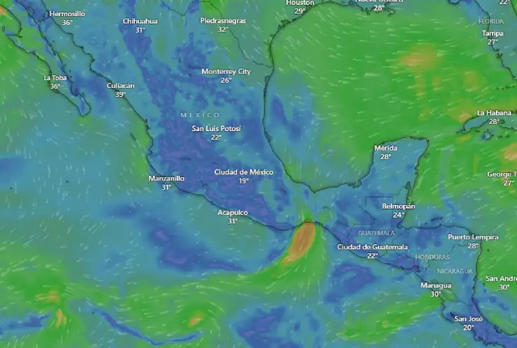 Mantienen vigilancia en las DOS zonas de baja presión que se forman cerca de costas mexicanas