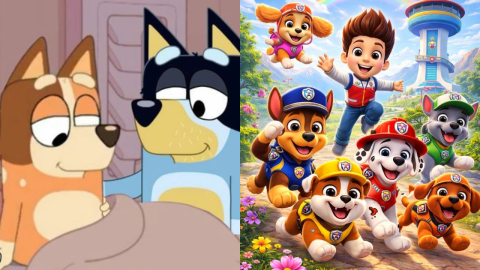 Bluey Paw Patrol