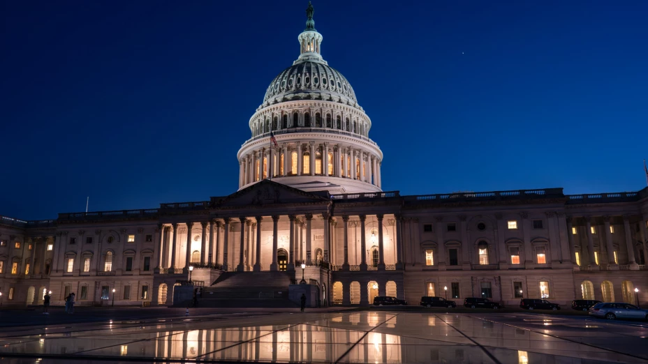 Edificio de el Capitolio en Washington, Estados Unidos.