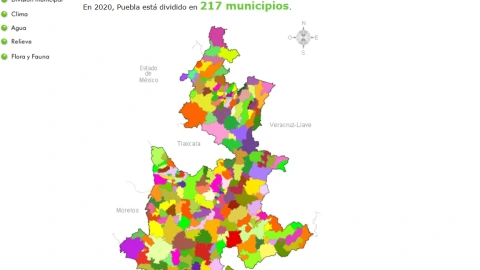 municipios-de-puebla-gobernados-partidos-políticos-ayuntamientos-presidentes-municipales-mapa