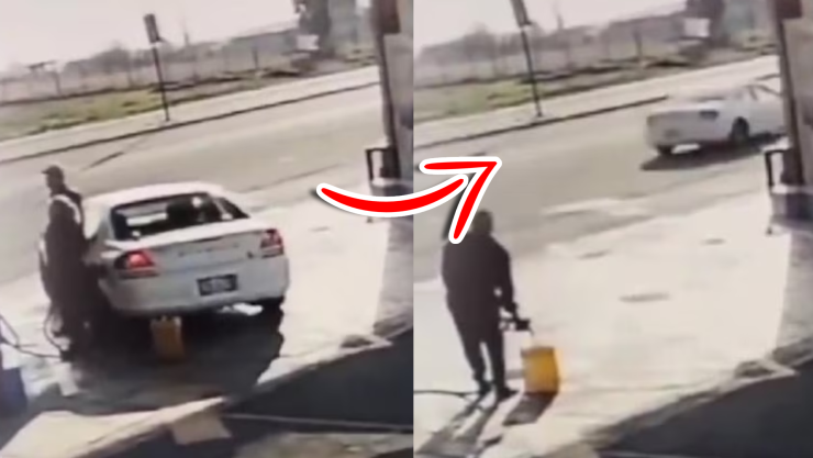 VIDEO VIRAL_ ¡Surge nuevo ‘Lord Gasolina’! Hombre escapa sin pagar de una gasolinera en Puebla.webp