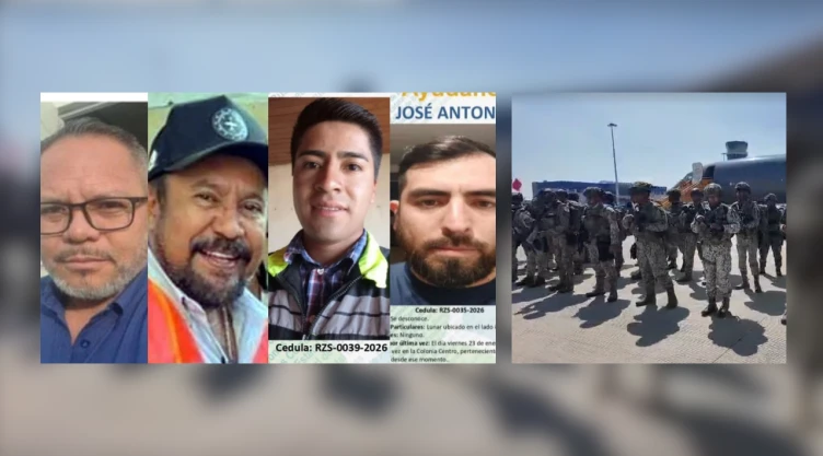 Despliegue militar por mineros desaparecidos