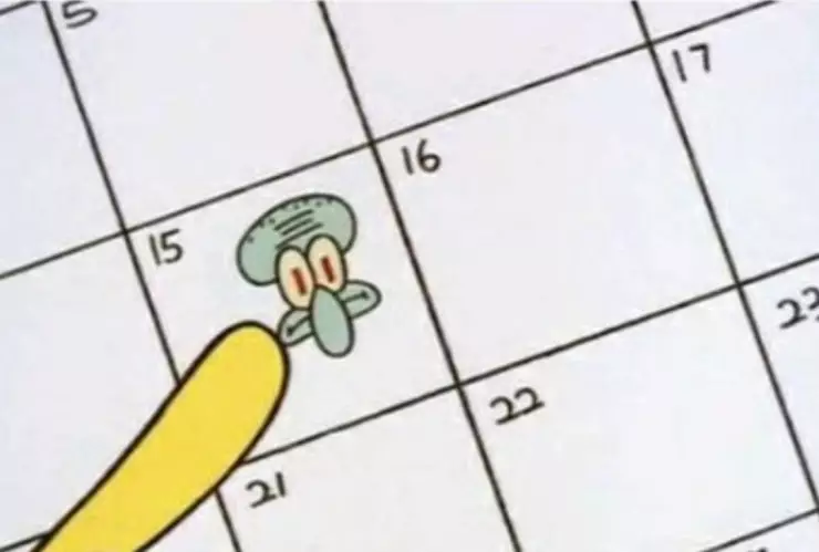 El Día de molestar a Calamardo es una celebración creada por la serie Bob Esponda