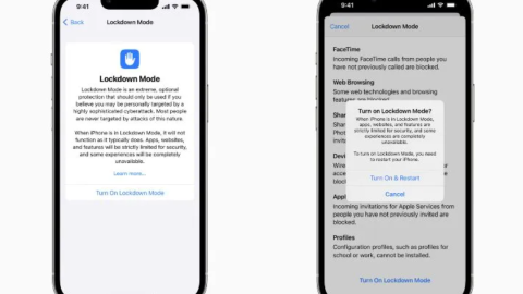 Modo Bloqueo de Apple
