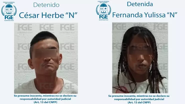Autoridades detienen a dos hombres presuntos narcomenudistas en Benito Juárez