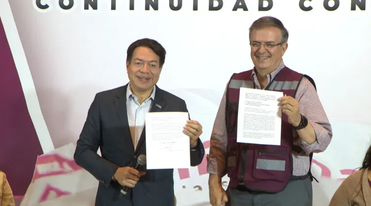 ¡El primero! Marcelo Ebrard se registra como aspirante a candidatura presidencial de Morena para 2024