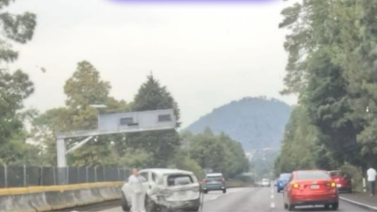Otro accidente en la Autopista México-Cuernavaca.