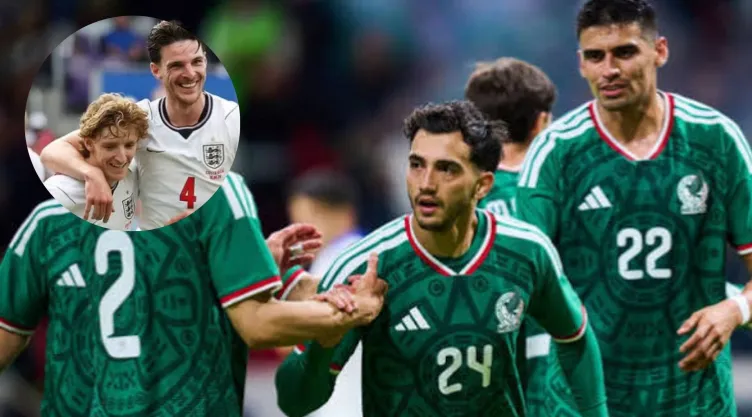 Inglaterra vs México plantilla
