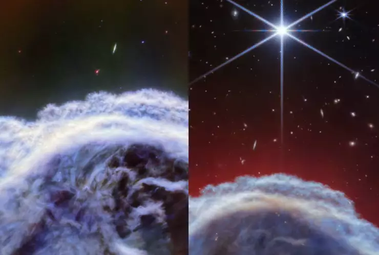 Telescopio James Webb capta imágenes de la nebulosa " Cola de caballo”