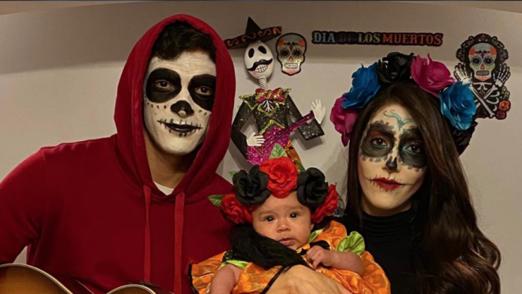 Raúl Jiménez y familia recordando a Coco