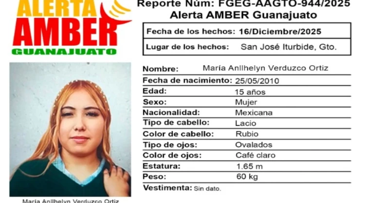 Alerta Amber Guanajuato HOY: Activan ficha de búsqueda por desaparición de menores en San José de Iturbide e Irapuato