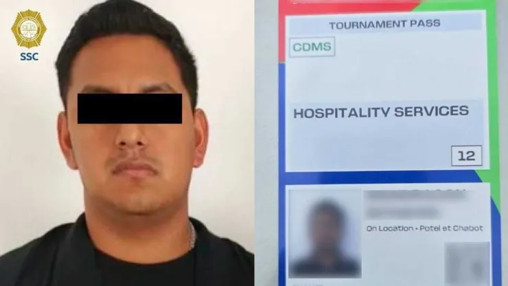Detienen a joven por rentar su acreditación oficial del Mundial 2026.