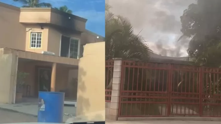 Casas incendiadas Elota