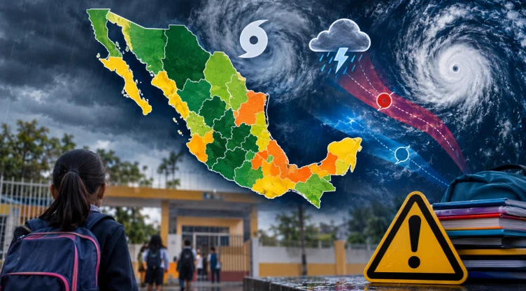 ¡Atención! Estos son los estados de México que anunciaron suspensión de clases este 8 y 9 de octubre por la tormenta “Simon” y el huracán “Isaías”