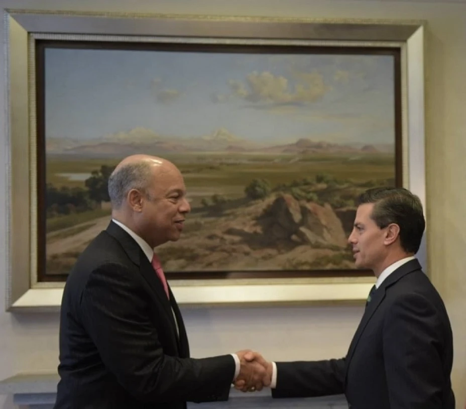 El presidente Peña Nieto se reunió con el secretario de seguridad interna de EUA