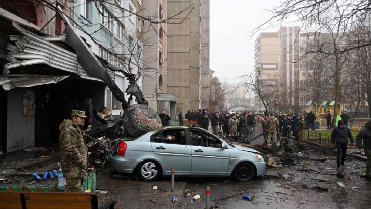 Mueren 17 personas y Ministro de Interior de Ucrania, tras accidente