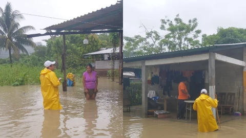 Frente frío 8 Pichucalco Chiapas inundaciones casas afectadas