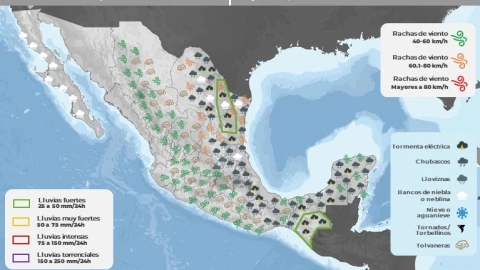 Clima en México HOY 30 de abril