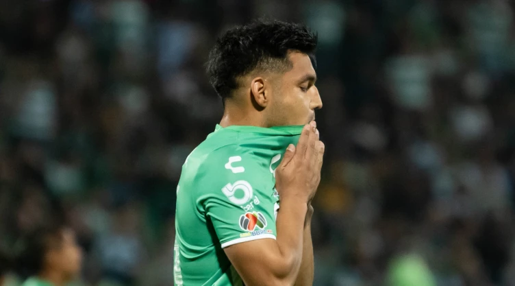 Eduardo Aguirre con Santos