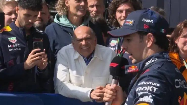 checo Perez segundo lugar GP Bélgica