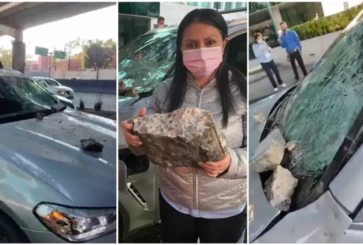 Sheinbaum explica porqué cayeron piedras del segundo piso del Periférico