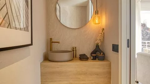 4 ideas aesthetic para poner el lavabo afuera del baño y hacer más espacio en tu casa