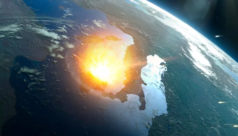 choque asteroide
