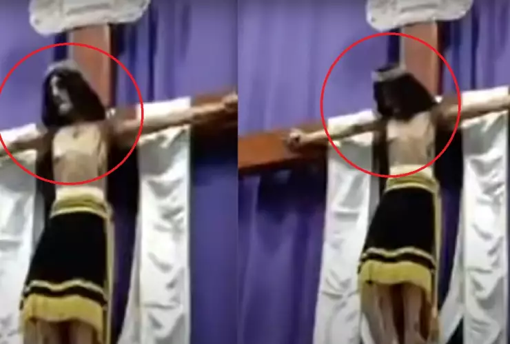 jesucristo moviendo la cabeza video