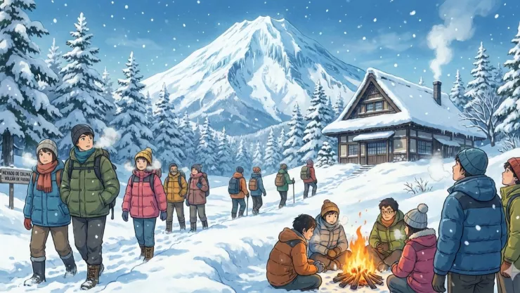 ¡Hasta los -1°C! Nevado de Colima amaneció con temperaturas bajo cero